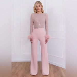 Amelia pink jumpsuit